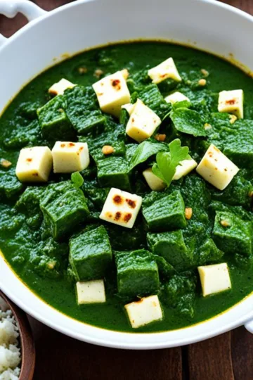 how to make palak paneer at home