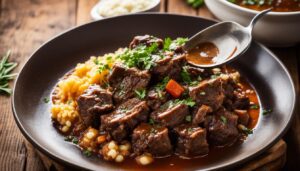 sadza with oxtail recipe