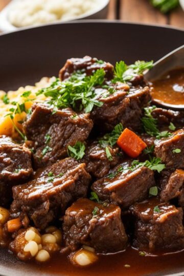 sadza with oxtail recipe