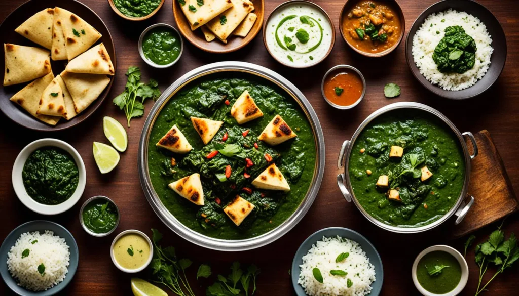 serving suggestions for palak paneer