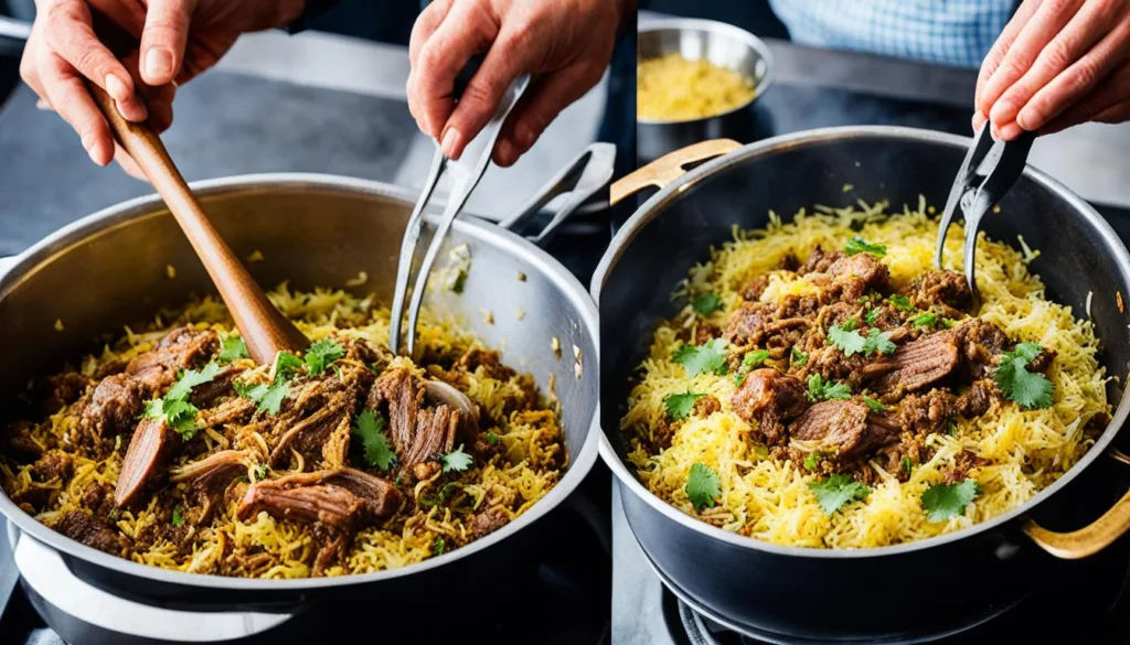 traditional mutton biryani image